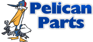 Logo of Pelican Parts a Wagging Dog Rescue Partner